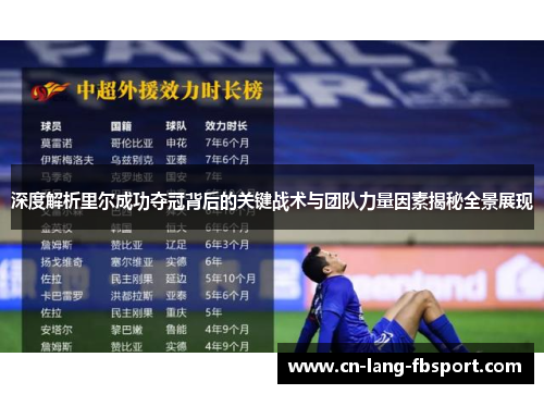 深度解析里尔成功夺冠背后的关键战术与团队力量因素揭秘全景展现 深度解析里尔成功夺冠背后的关键战术与团队力量因素揭秘全景展现