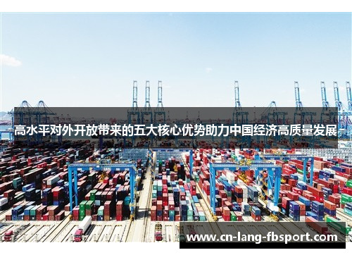 高水平对外开放带来的五大核心优势助力中国经济高质量发展 高水平对外开放带来的五大核心优势助力中国经济高质量发展